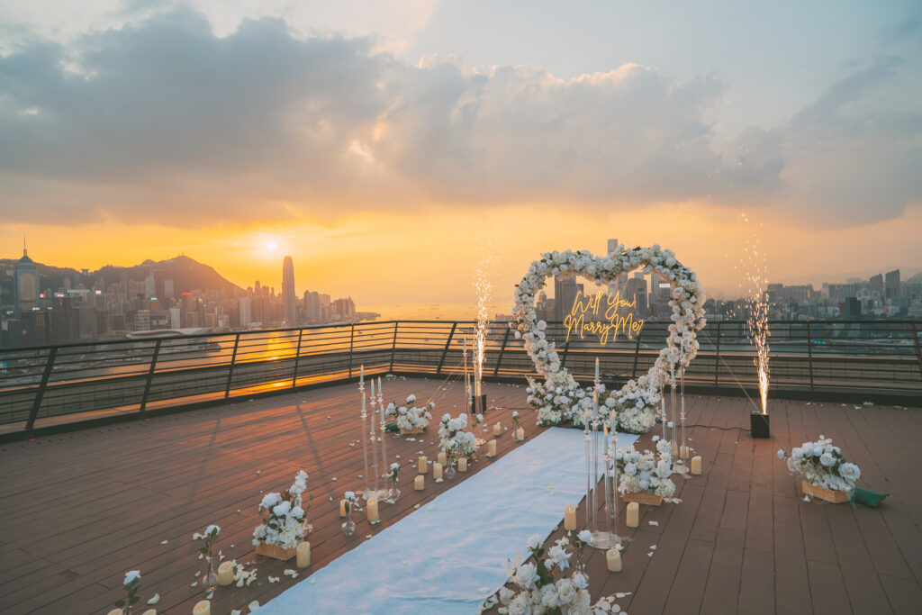 香港冷煙火求婚